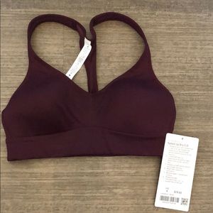 lululemon Maroon Speed Up Bra 4